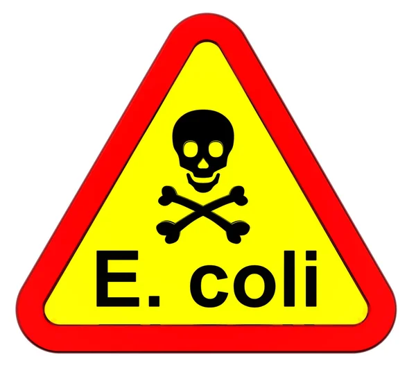 EHEC - warning sign. — Stock Photo, Image