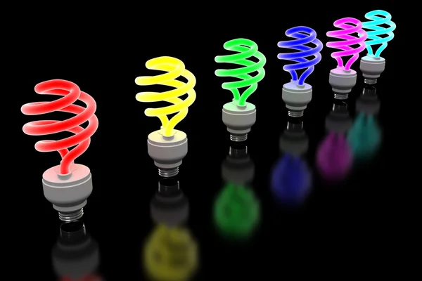 Glowing Lightbulb — Stock Photo, Image