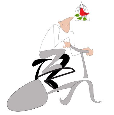 An exercise bike clipart