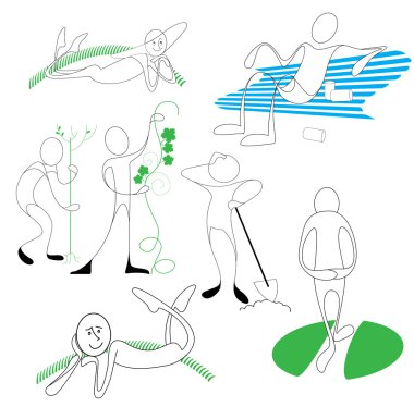 Gardeners clipart