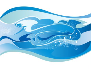 Element of water clipart