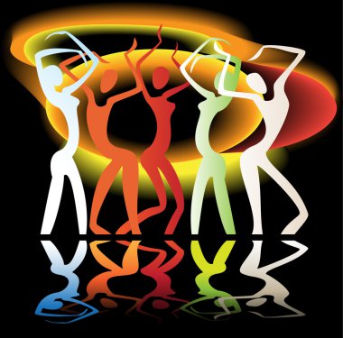 Night dance clipart