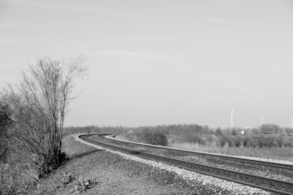 铁路轨道 — 图库照片