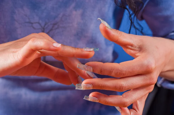Искусственные ногти — стоковое фото