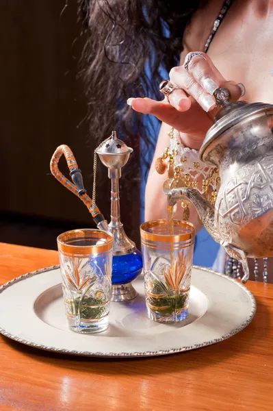 Arabski herbaty — Zdjęcie stockowe