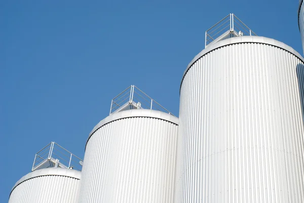Endüstriyel tarım silo — Stok fotoğraf