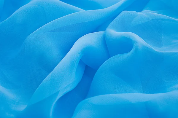 stock image Blue silk