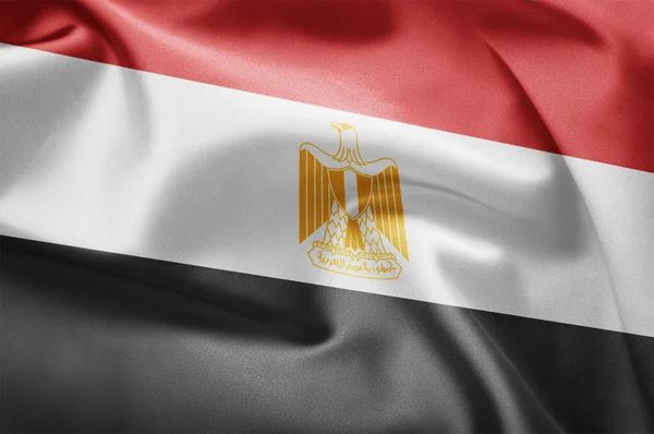 Flagga Egypten — Stockfoto