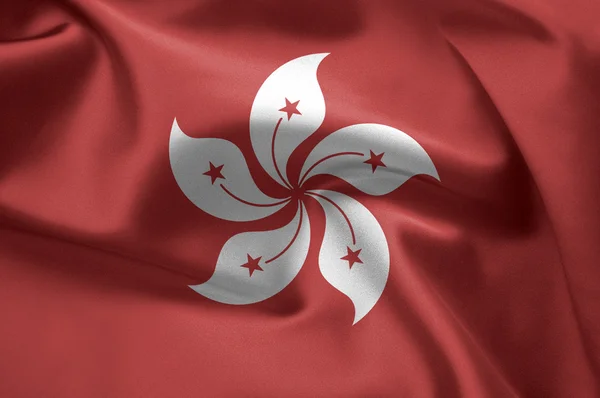 stock image Flag of Hong Kong