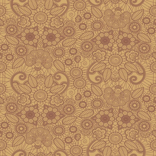 Fleurs de Mehndi 4 — Image vectorielle