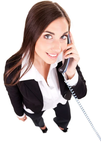 Secretaria hablando por teléfono — Foto de Stock