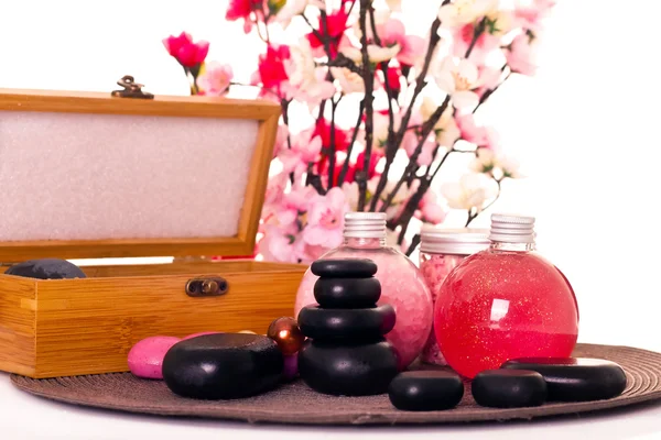 Spa set for massage — Stock Photo, Image