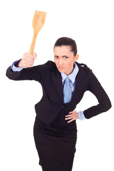 Mujer de negocios enojada — Foto de Stock