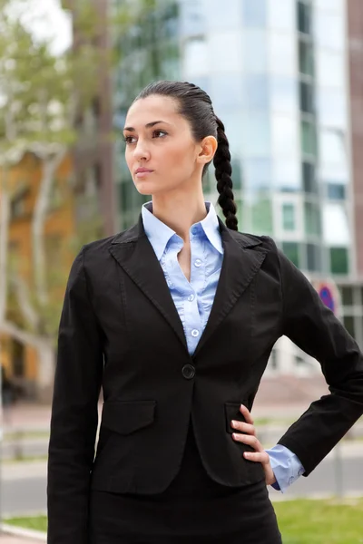Portret van een mooie zakenvrouw — Stockfoto