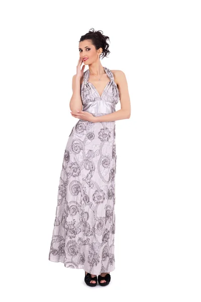 아름 다운 유행 여자 드레스 — 스톡 사진