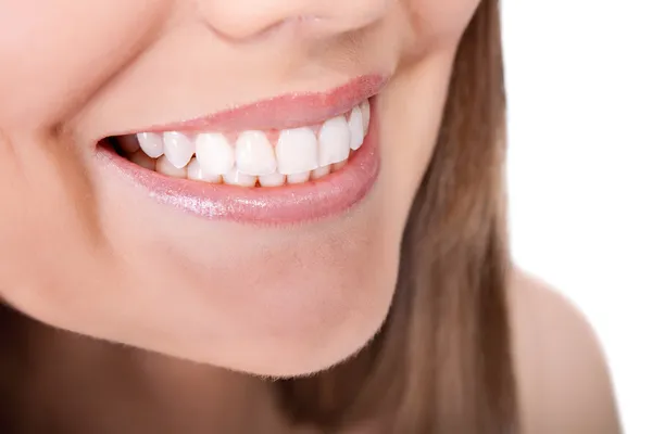 Dentes saudáveis e sorriso — Fotografia de Stock