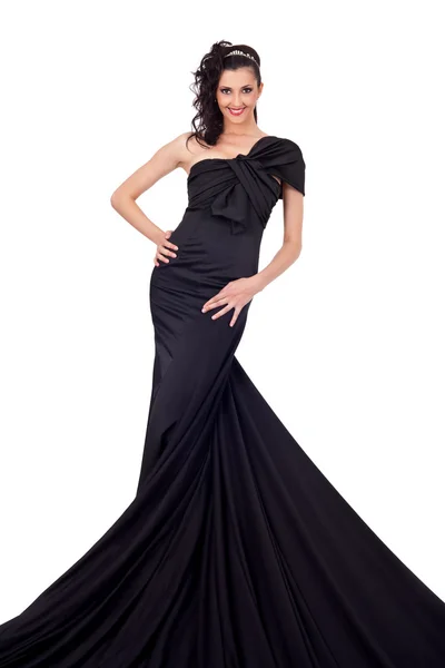 Elegante lange jurk — Stockfoto