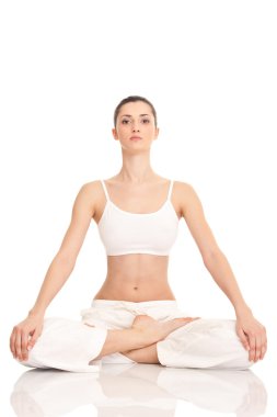 Yoga woman clipart