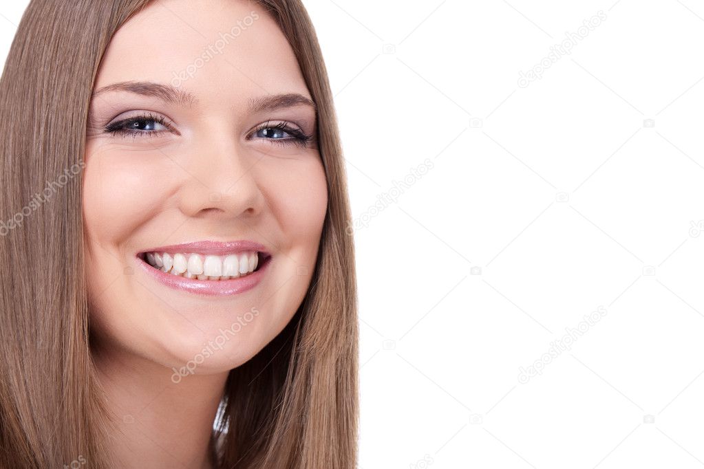Woman with great smile