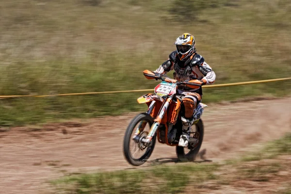Motocross, kaydırma — Stok fotoğraf