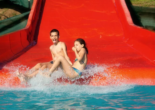 Water slide — Stock Photo, Image