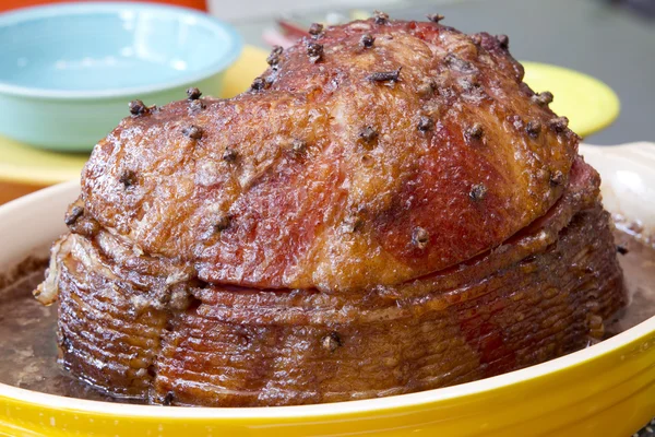 Spiral Cut Hickory Smoked Ham — Stock Photo, Image