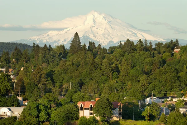 Mount Hood e Oregon City — Fotografia de Stock