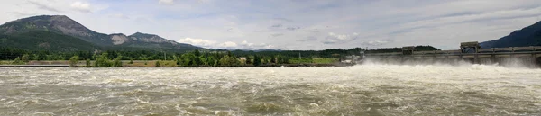 Bonneville lock en dam columbia river panorama — Stockfoto