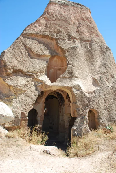 Church in rock (cappadocia) — Stock Photo, Image