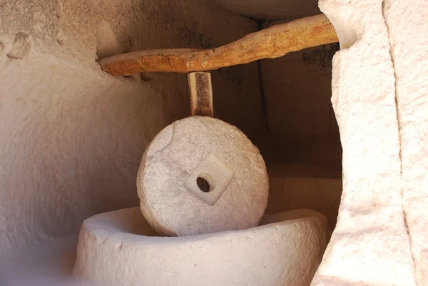 Ancient stone handmill — Stock Photo, Image