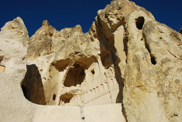 Kostel ve skále (Cappadocia) — Stock fotografie