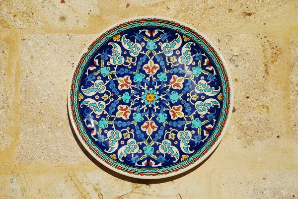 Plaque bleue faite à la main de Cappadoccia — Photo