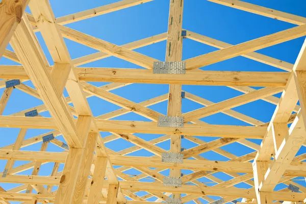 New home construction framing — Stock Photo, Image