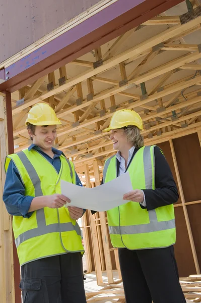 At the construction site — Stock Photo, Image
