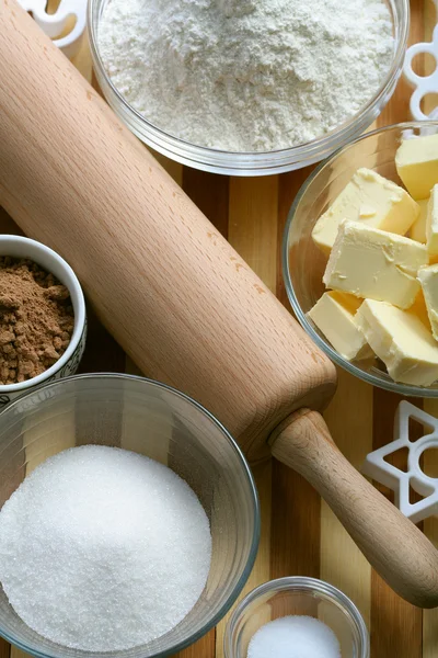 Components of cookies — Stock Photo, Image