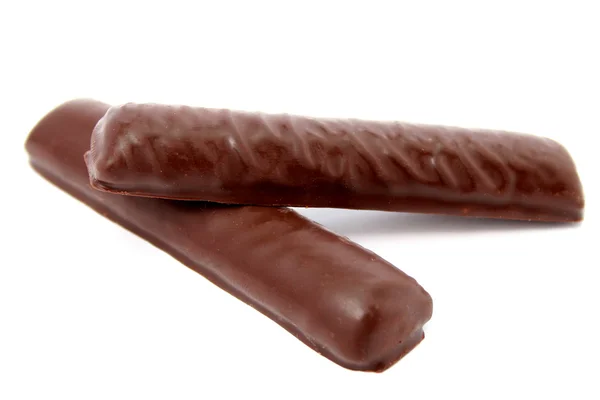 Palitos de chocolate con relleno de vainilla — Foto de Stock