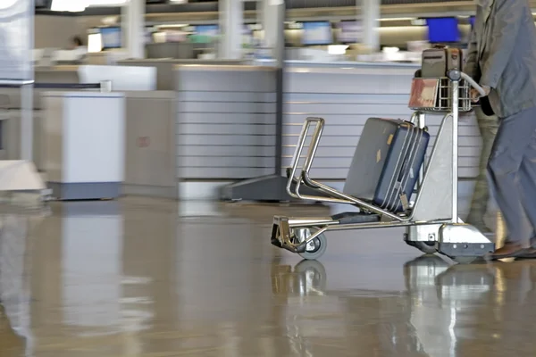Airport cart — Stock Photo, Image