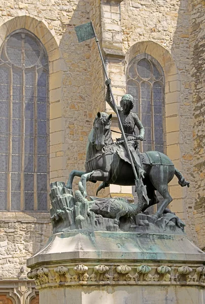 Estatua de San Gheorghe — Foto de Stock