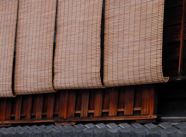 Жалюзи из бамбука Гиона — стоковое фото