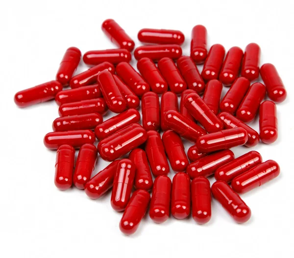 Rode capsules — Stockfoto
