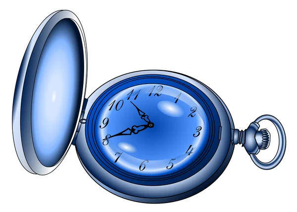 Kapesní hodinky staré vektor — Stockový vektor
