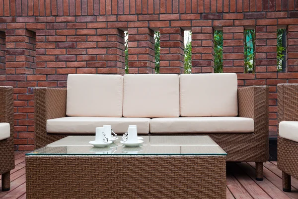 Outdoor furniture — Stock Photo, Image