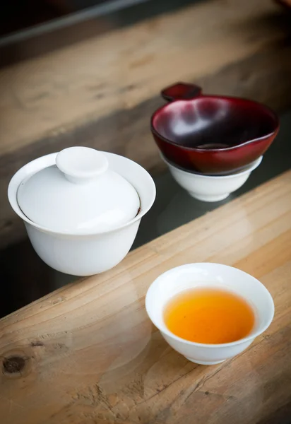 Κινεζική τσάι σετ — Φωτογραφία Αρχείου