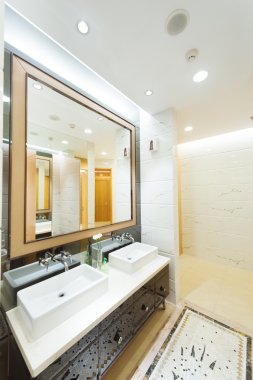 modern bir banyo iterior