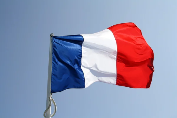 Fransk flagg Stockfoto