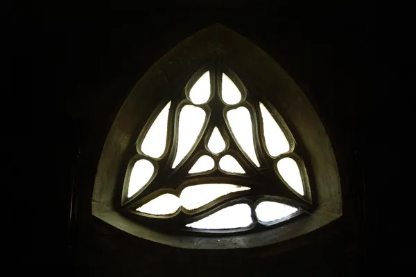 Gotiska fönster Stockbild