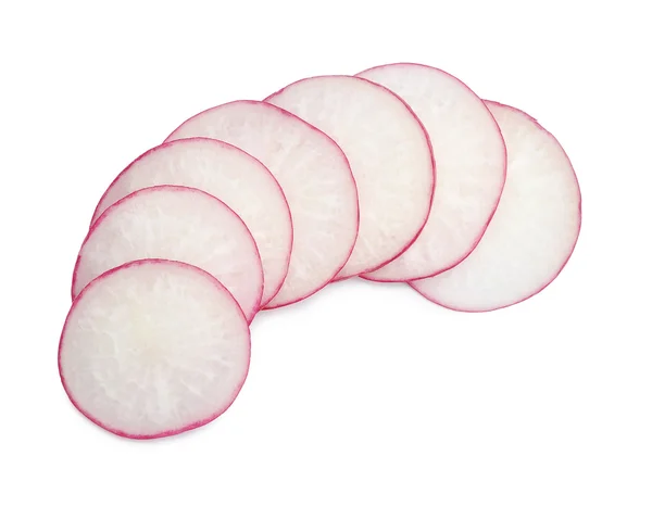 Fresh sliced radish — Stock Photo, Image