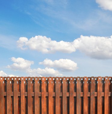 Wooden fence clipart