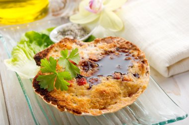 au balsamik sirke ile kızarmış midye