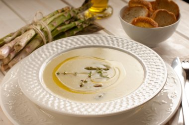 Asparagus soup clipart